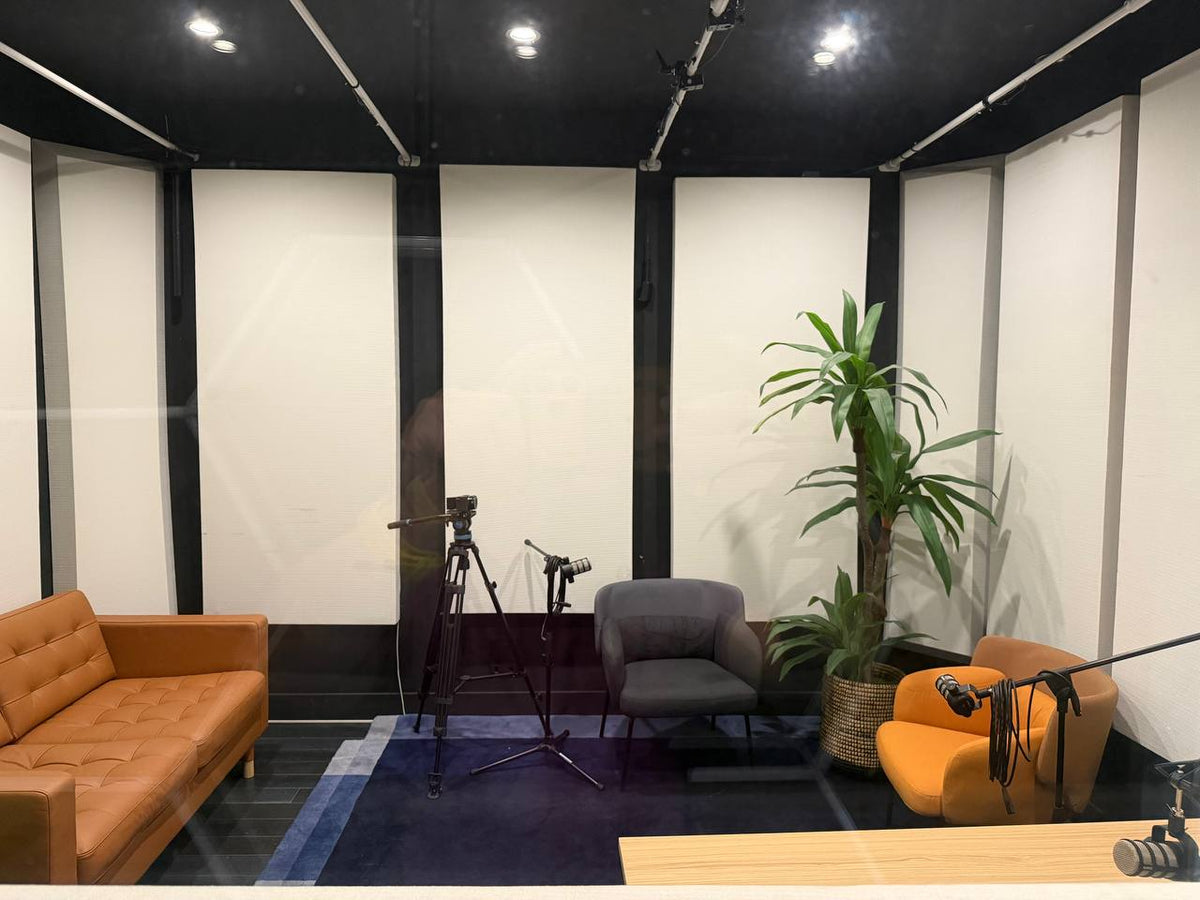 Capitalist Club podcast studio and creative workspace
